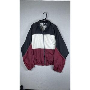 Vintage MacGregor Jacket Mens 2XL Colorblock Windbreaker 90s Full Zip Nylon